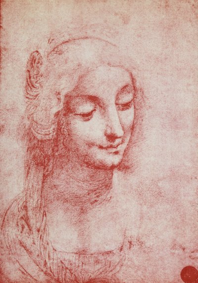 Head of a Woman by Leonardo da Vinci